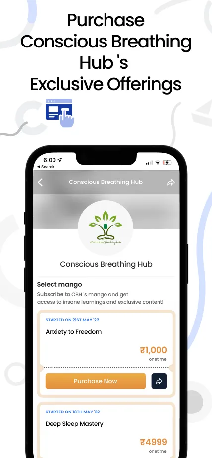 Conscious Breathing Hub | Indus Appstore | Screenshot