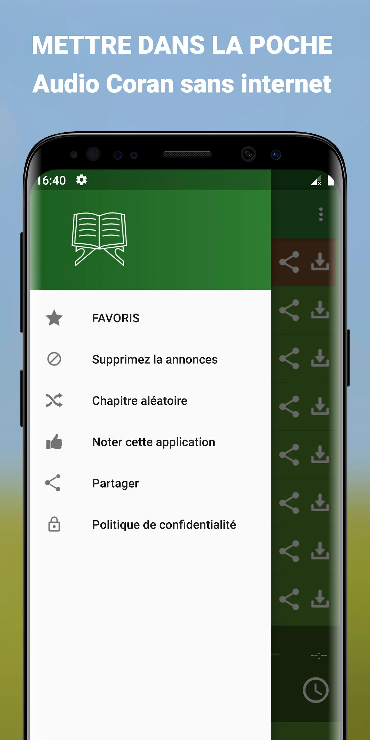 Audio Coran en français mp3 | Indus Appstore | Screenshot