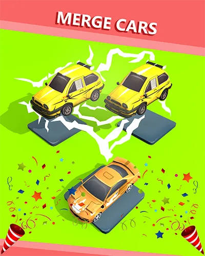 Merge Car Idle Cars Merge | Indus Appstore | Screenshot