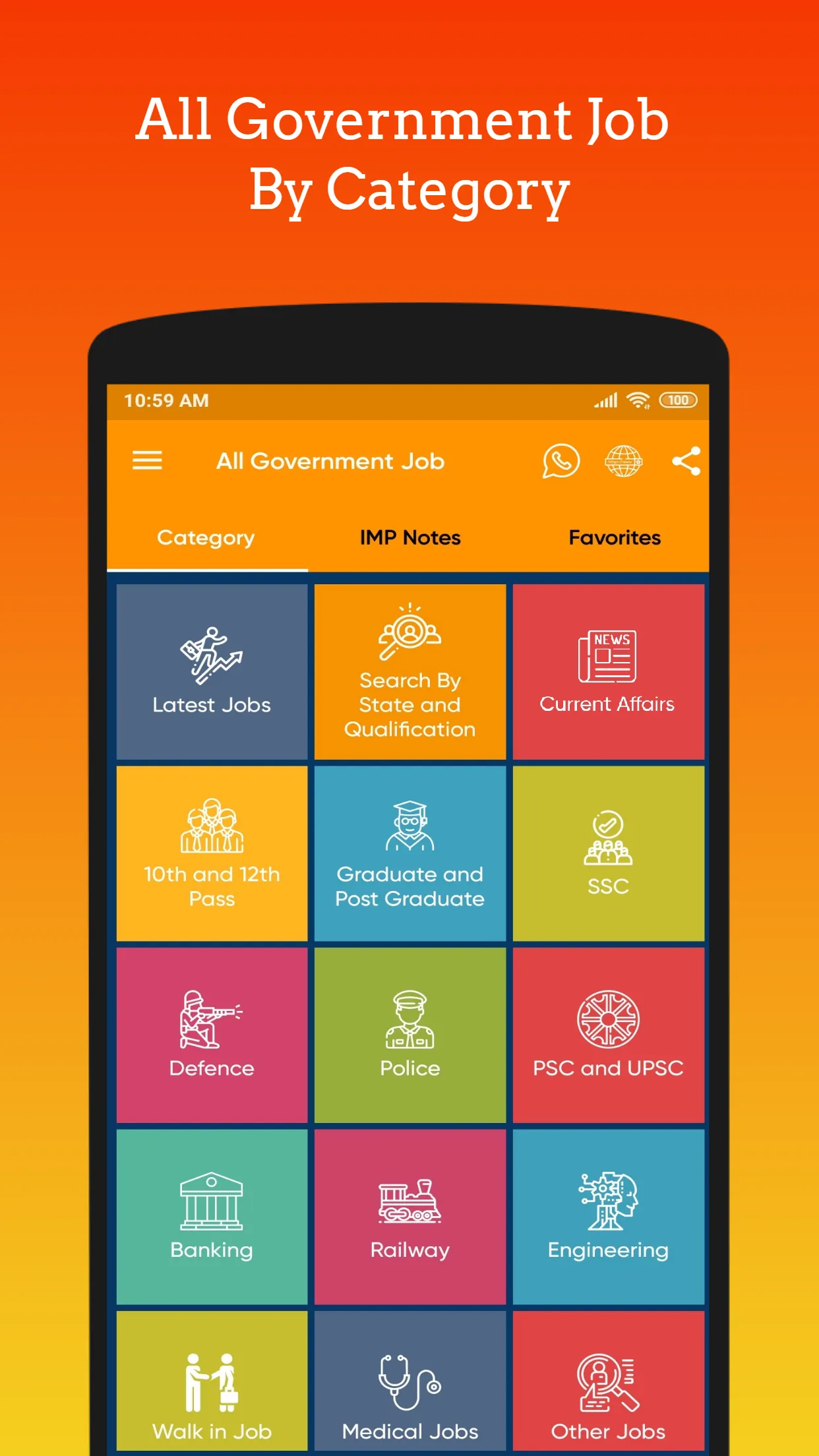 Government job -Sarkari Naukri | Indus Appstore | Screenshot