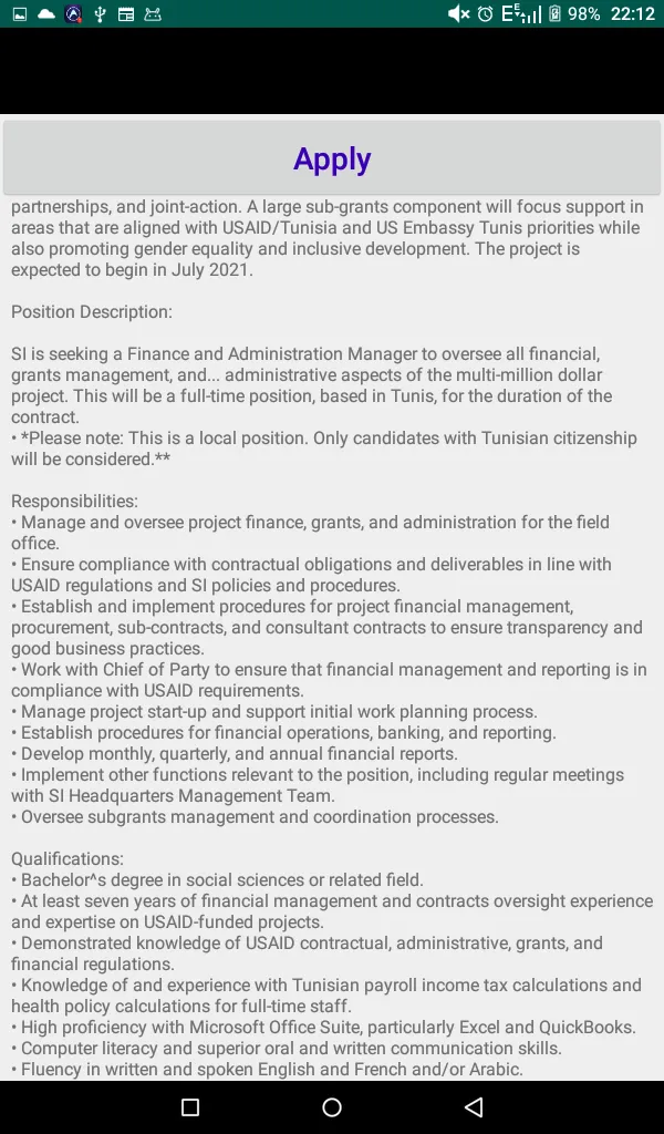 Tunisia Jobs, Jobs in Tunisia | Indus Appstore | Screenshot