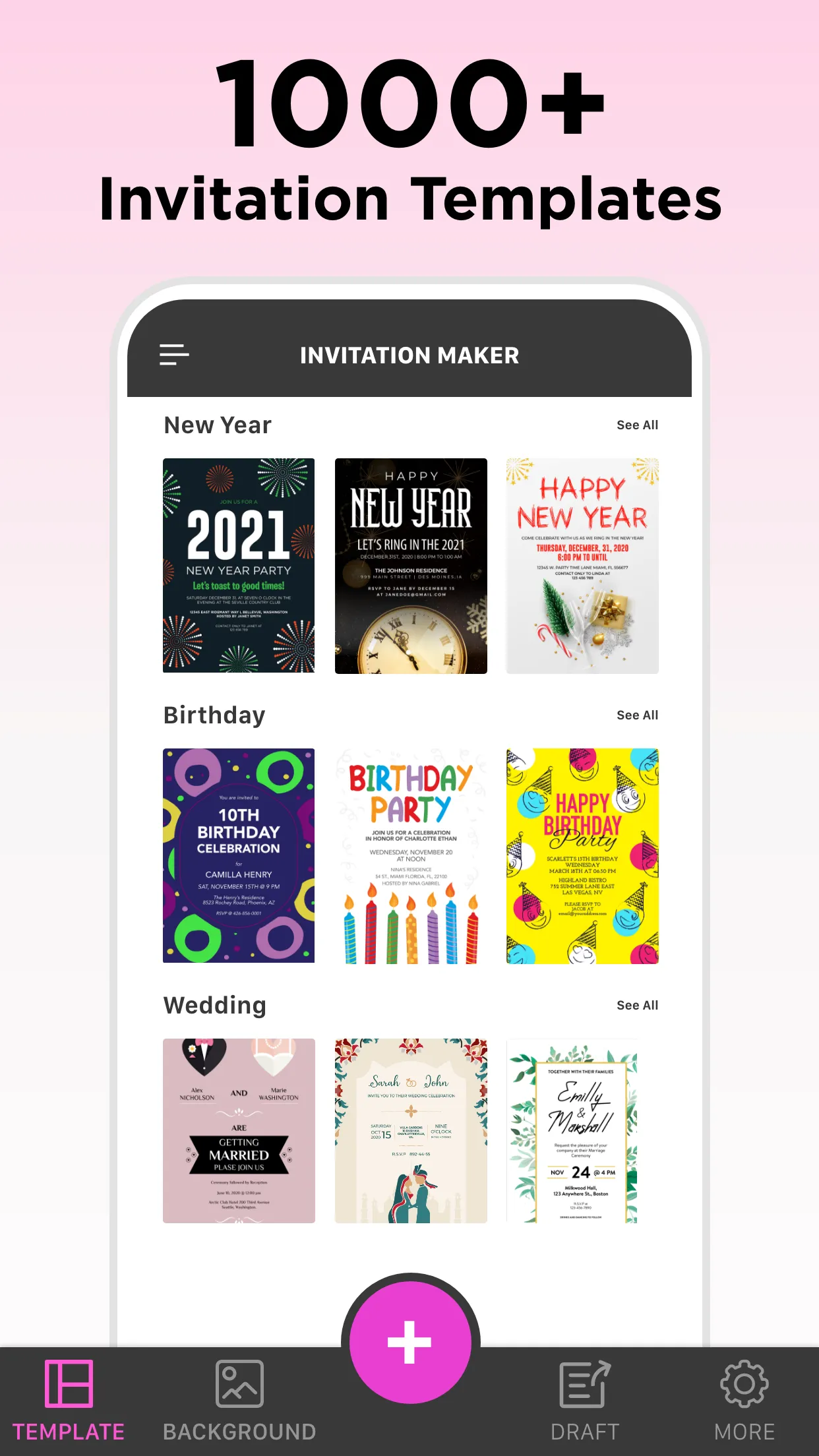 Invitation Card Maker & Design | Indus Appstore | Screenshot
