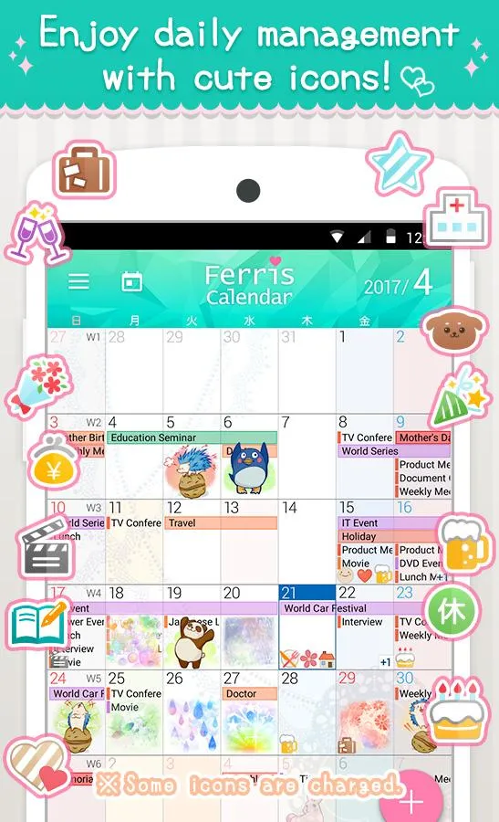 Ferris Calendar | Indus Appstore | Screenshot