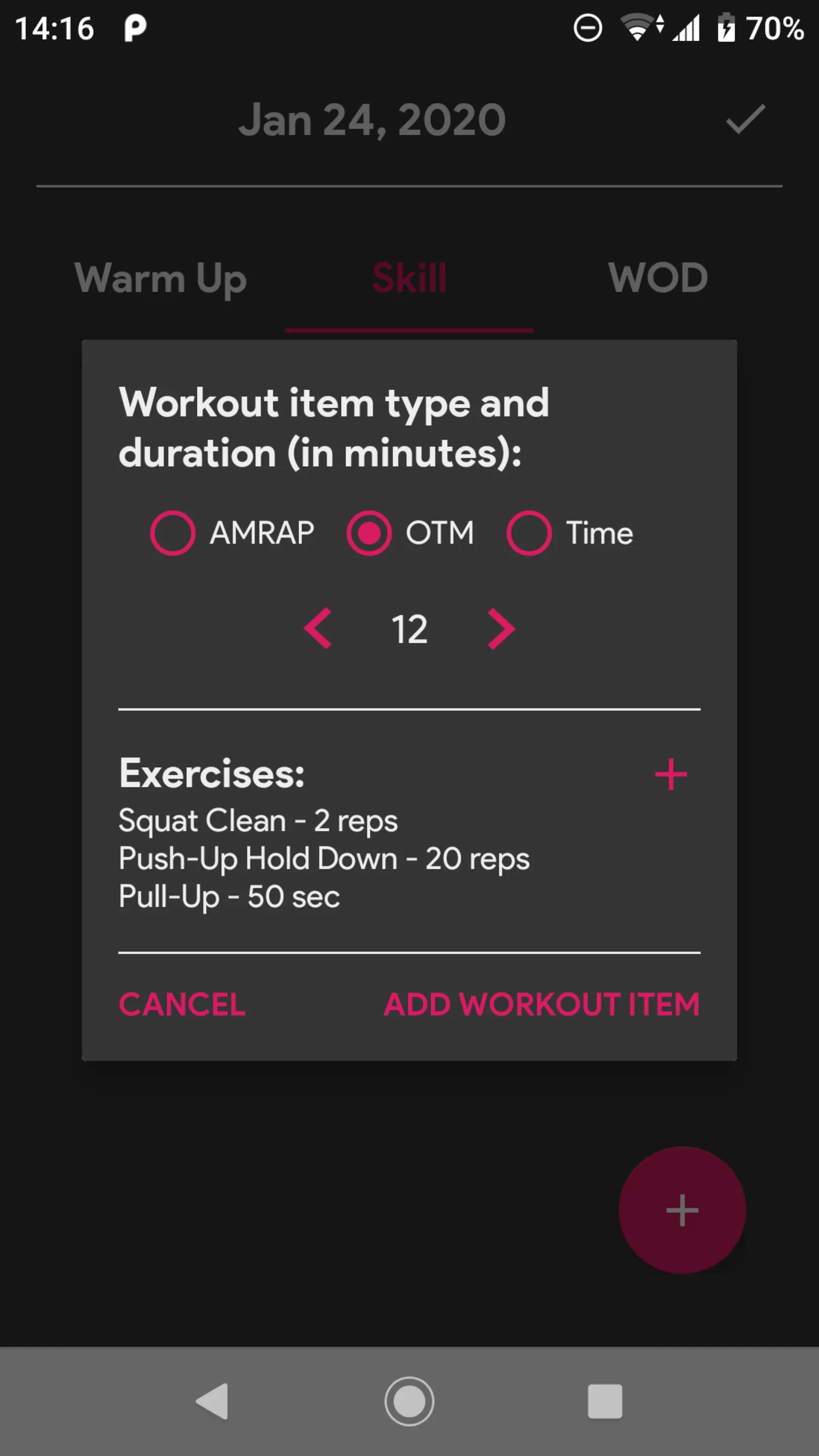 Crossfit Diary | Indus Appstore | Screenshot