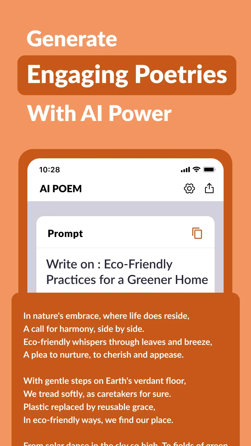 AI Poem Generator-Write a Poem | Indus Appstore | Screenshot