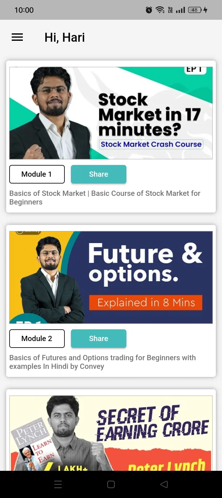 Learn Share Market in 7 Days | Indus Appstore | Screenshot