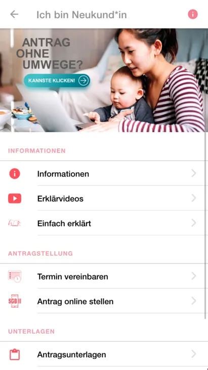 Jobcenter Berlin Mitte mobil | Indus Appstore | Screenshot