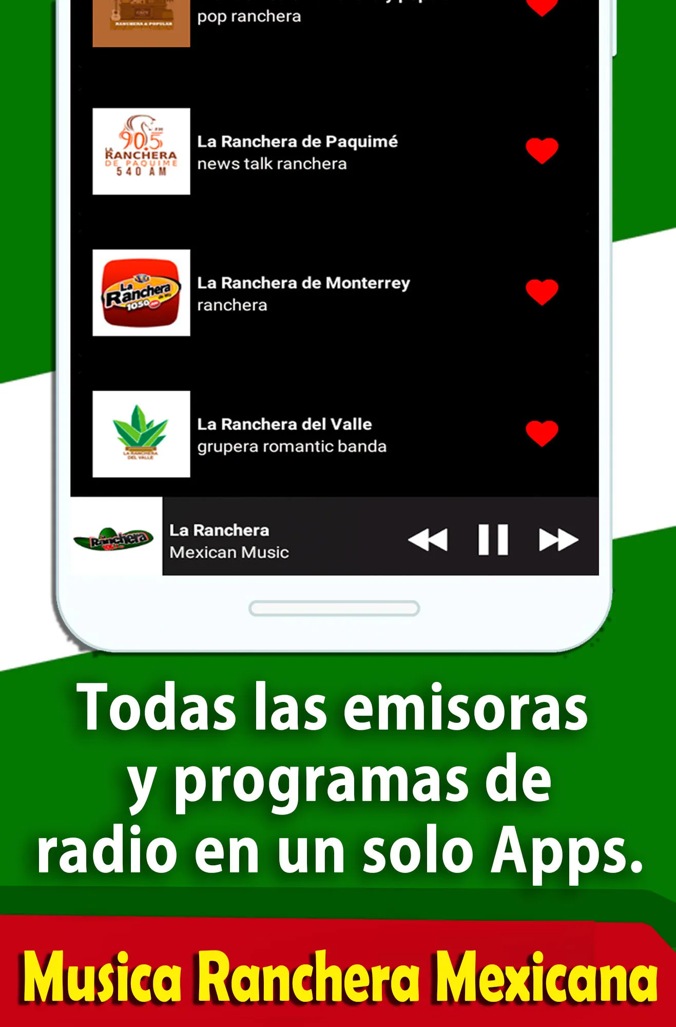 Musica Ranchera Mexicana | Indus Appstore | Screenshot