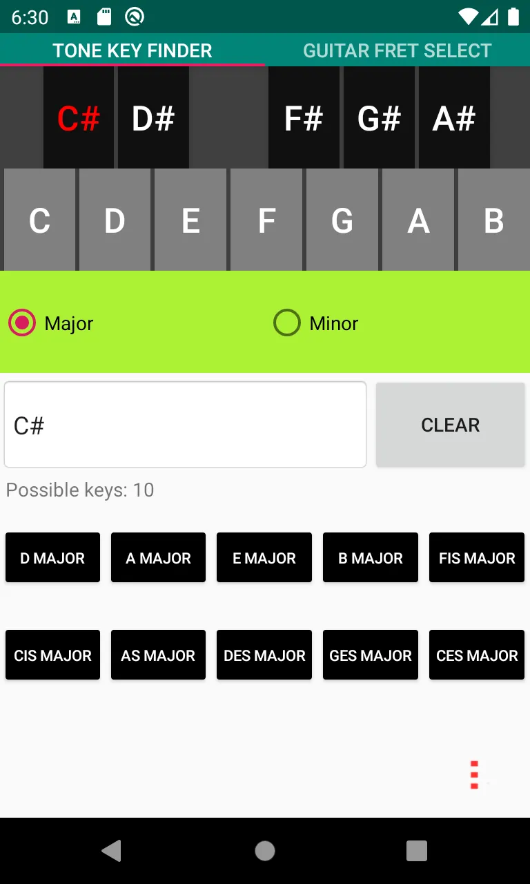 Tone Key Finder | Indus Appstore | Screenshot