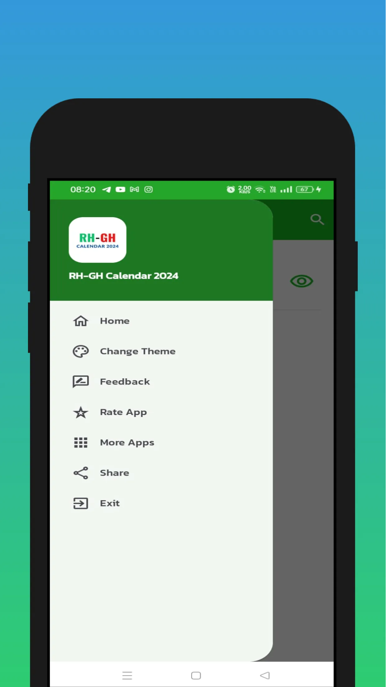 RH-GH Calender 2024 | Indus Appstore | Screenshot