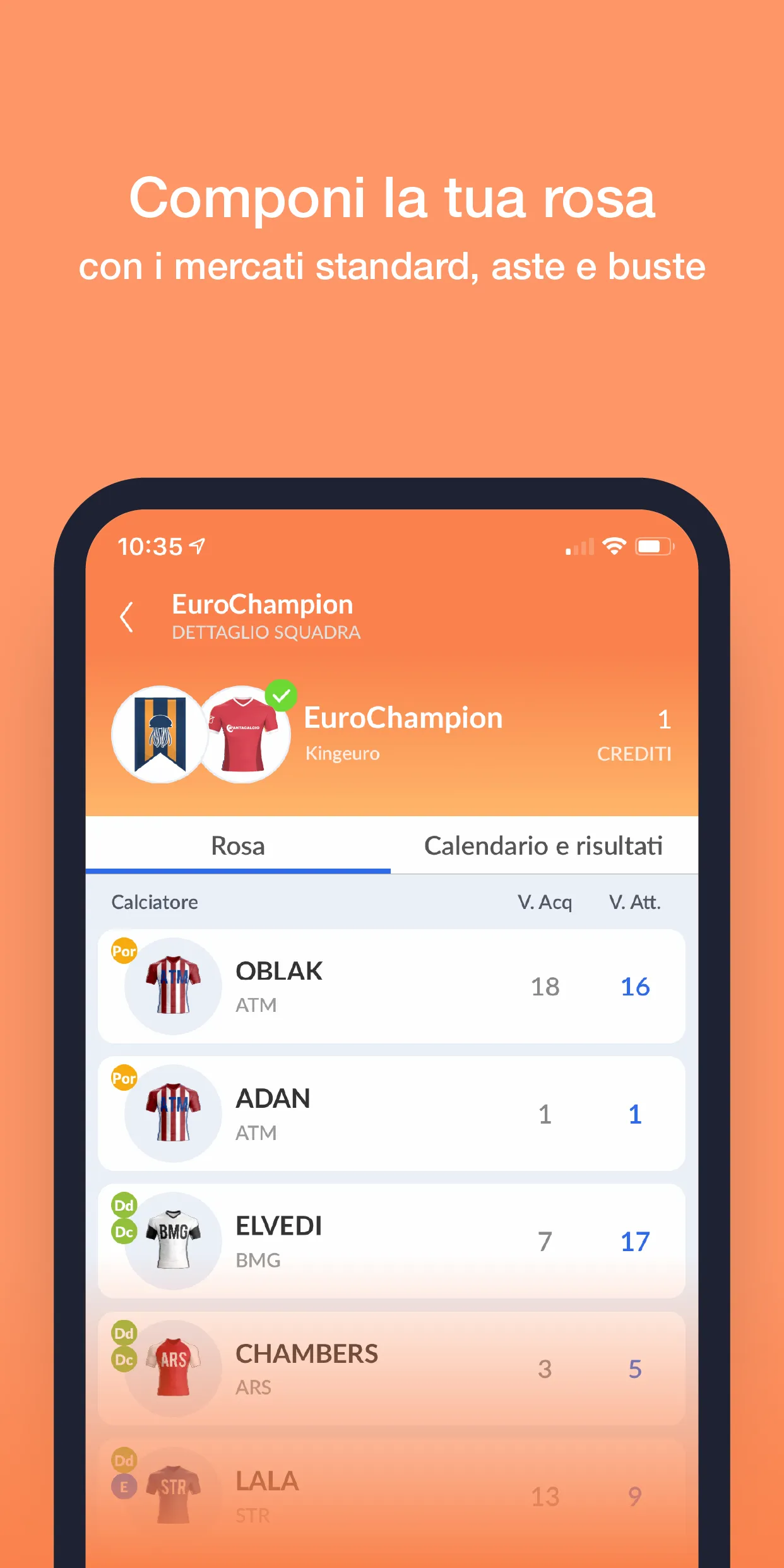 EuroLeghe Fantacalcio ® | Indus Appstore | Screenshot