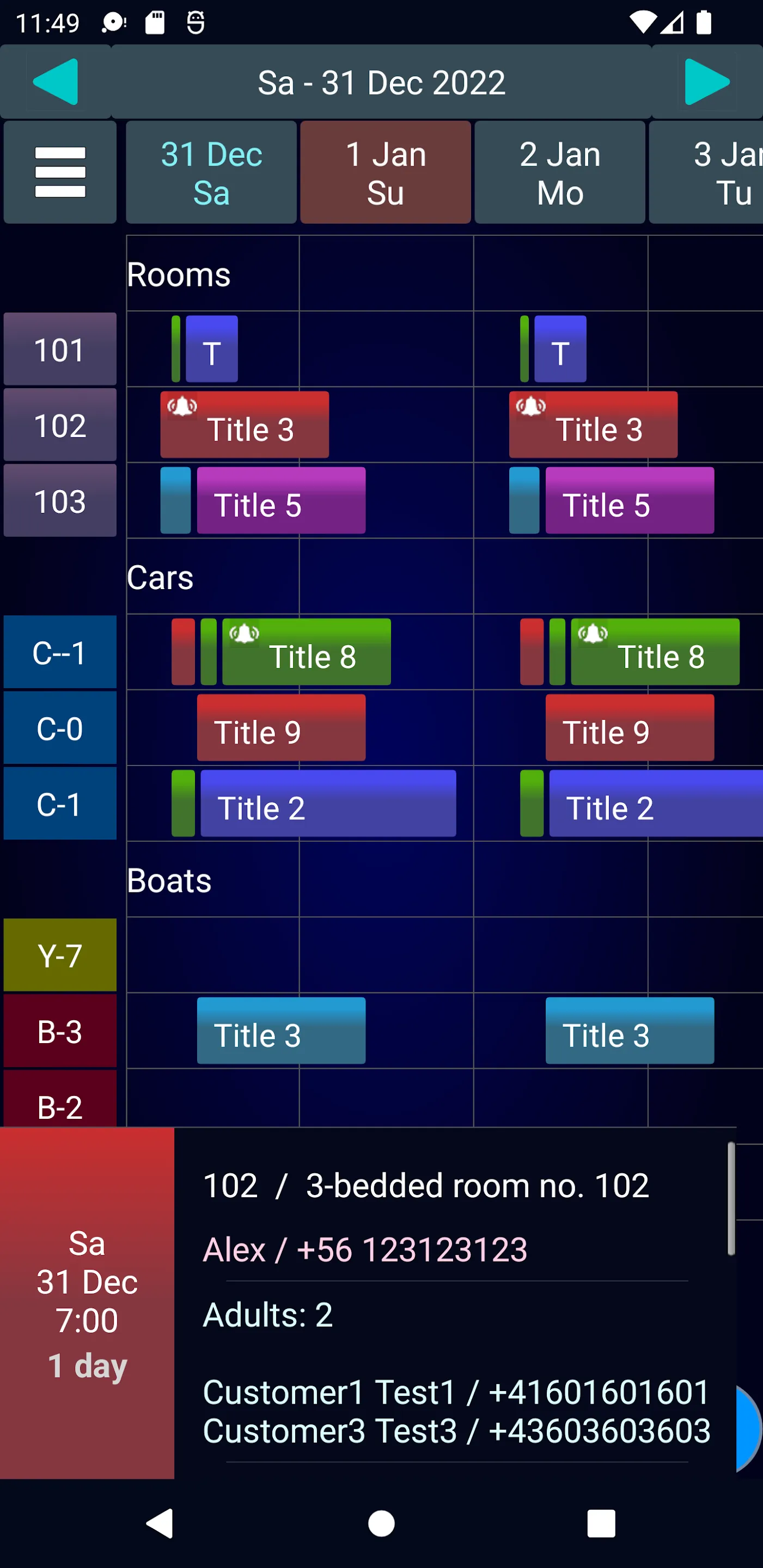 Booking Manager 3 Lt | Indus Appstore | Screenshot