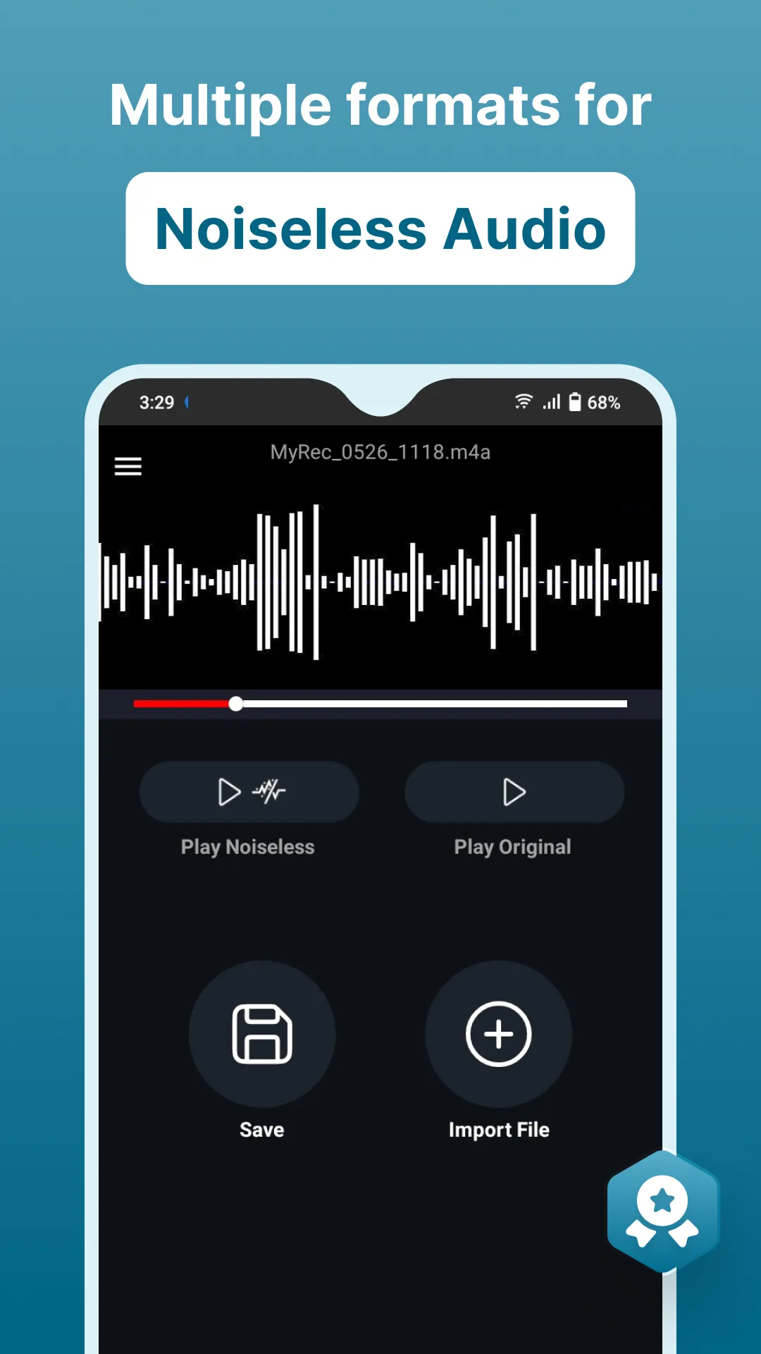 Audio Video Noise Reducer | Indus Appstore | Screenshot