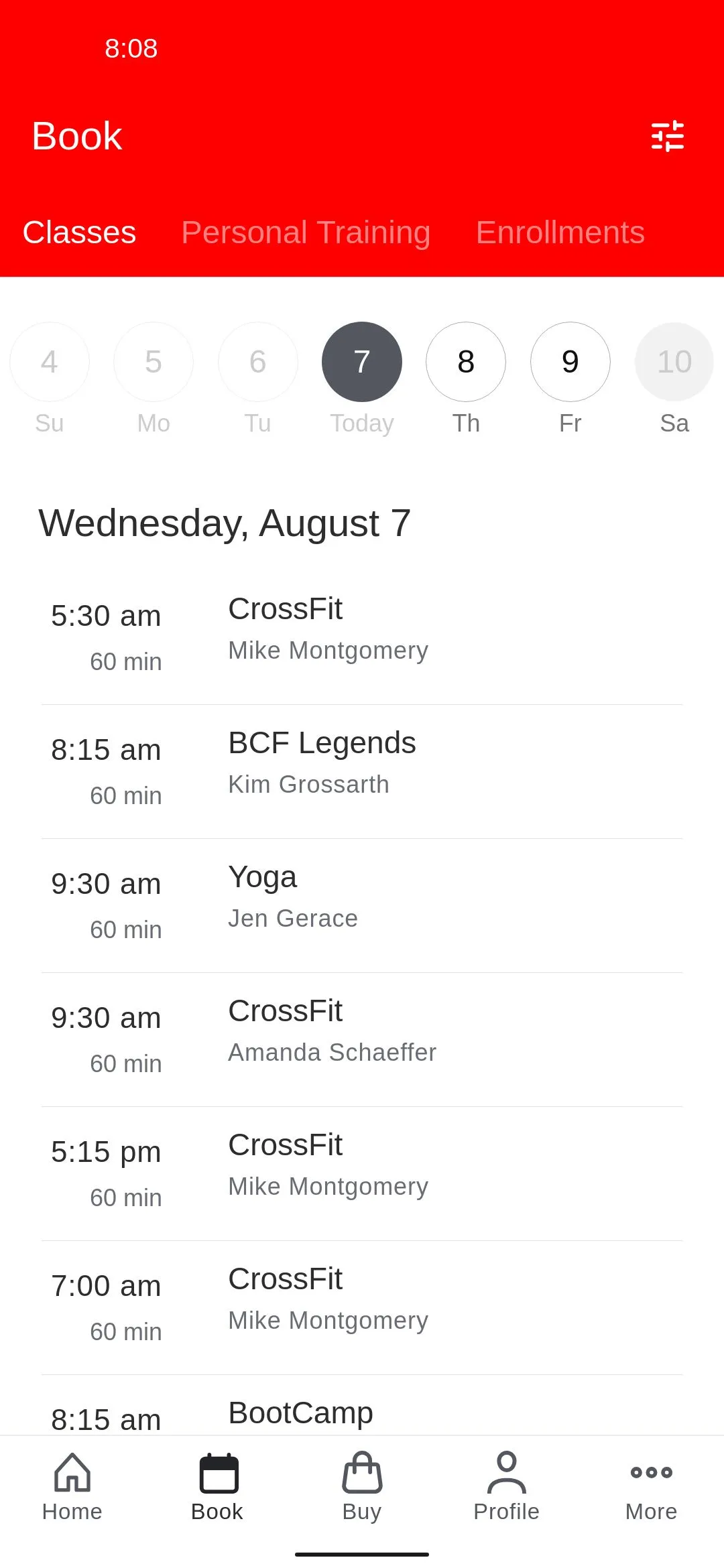 BCF24 Fitness | Indus Appstore | Screenshot