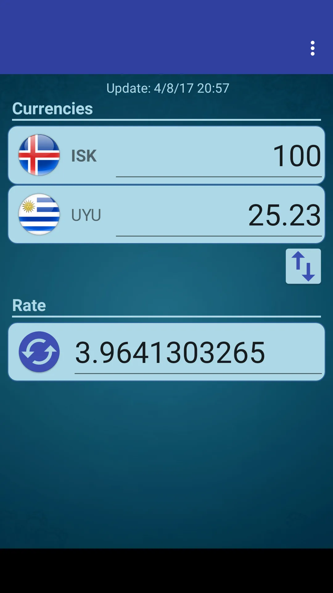 UYU Peso x Iceland Krona | Indus Appstore | Screenshot