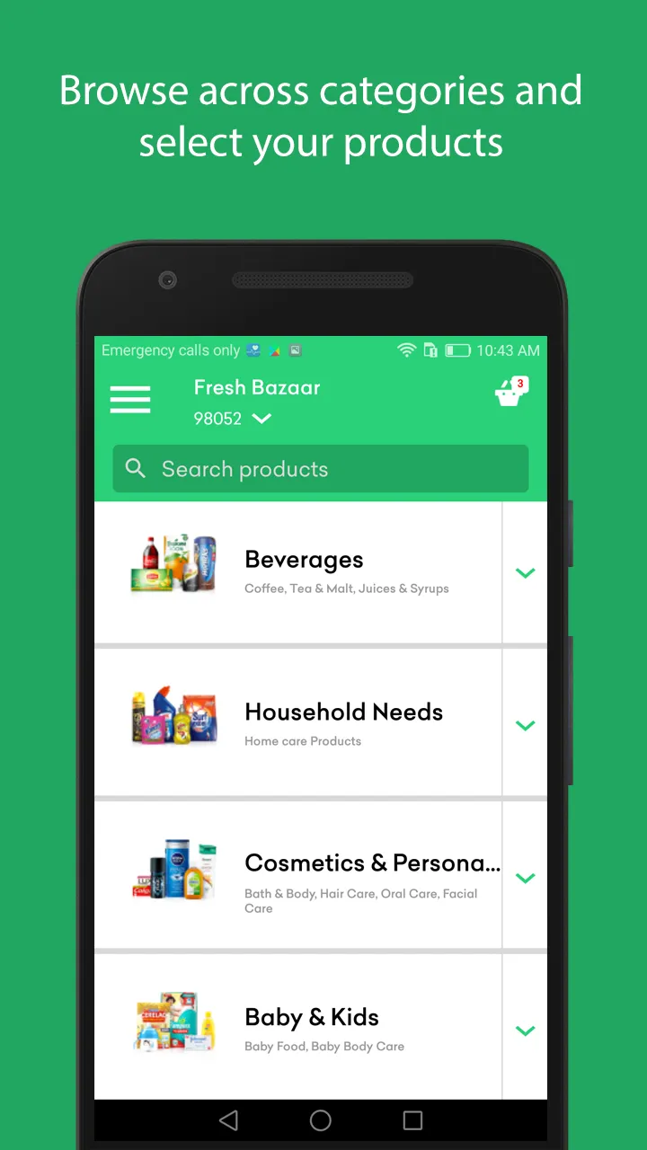 GroceryPik Customer | Indus Appstore | Screenshot