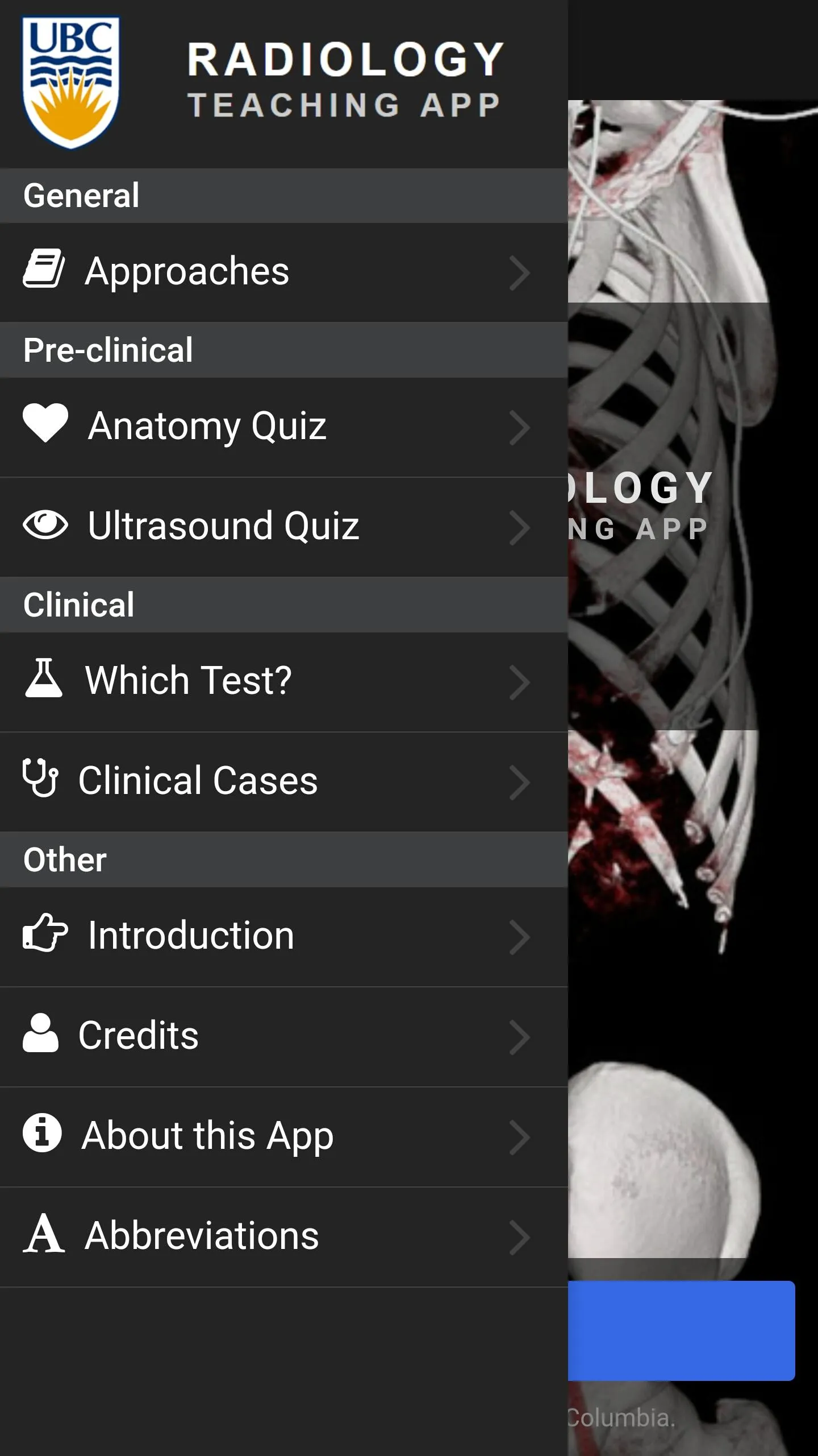 UBC Radiology | Indus Appstore | Screenshot