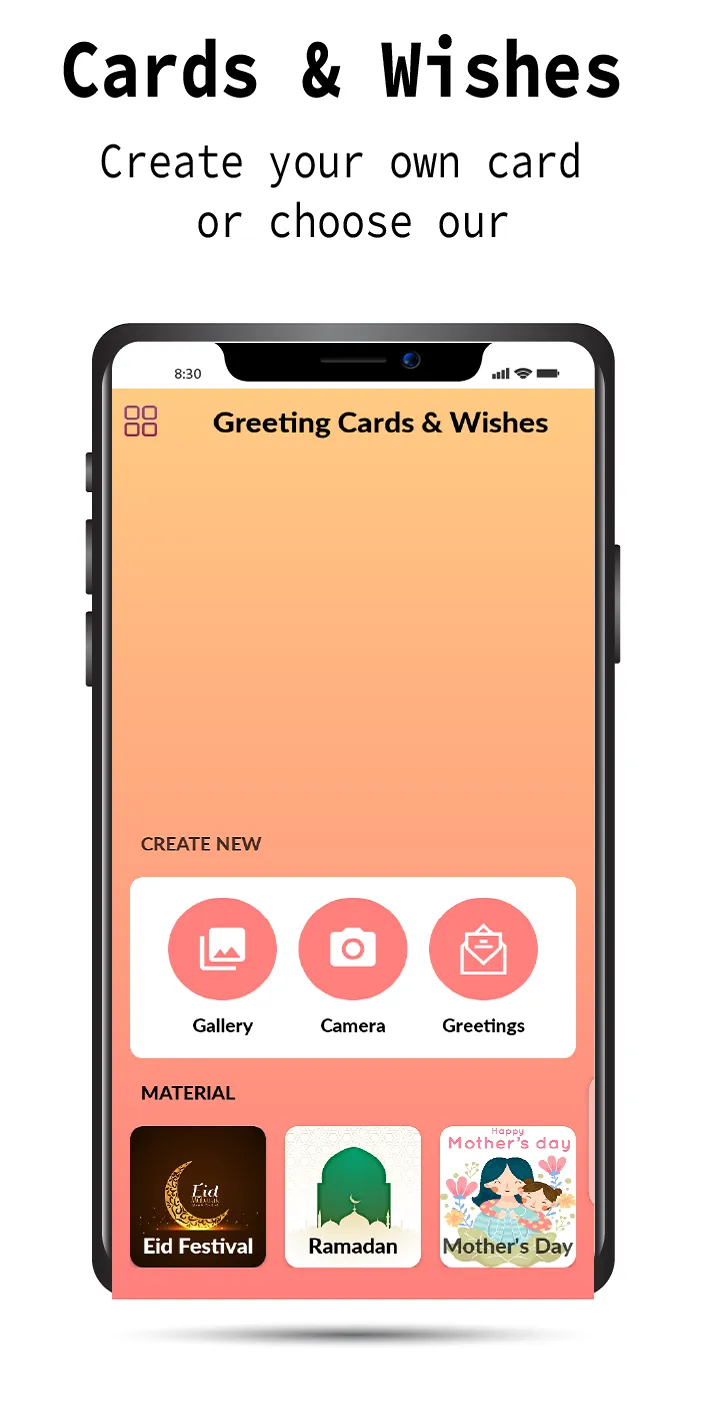 Greeting Cards And Wishes | Indus Appstore | Screenshot