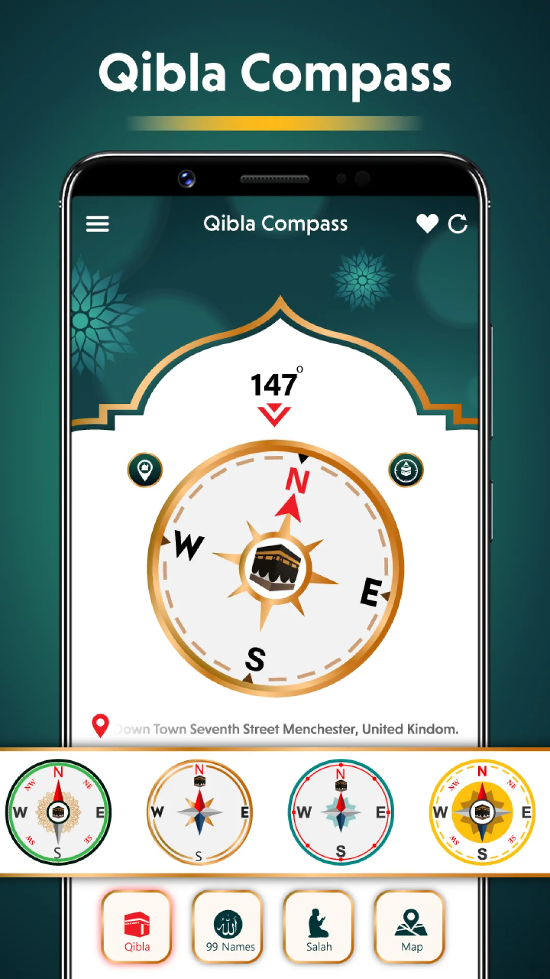 Qibla Finder: Qibla Direction | Indus Appstore | Screenshot