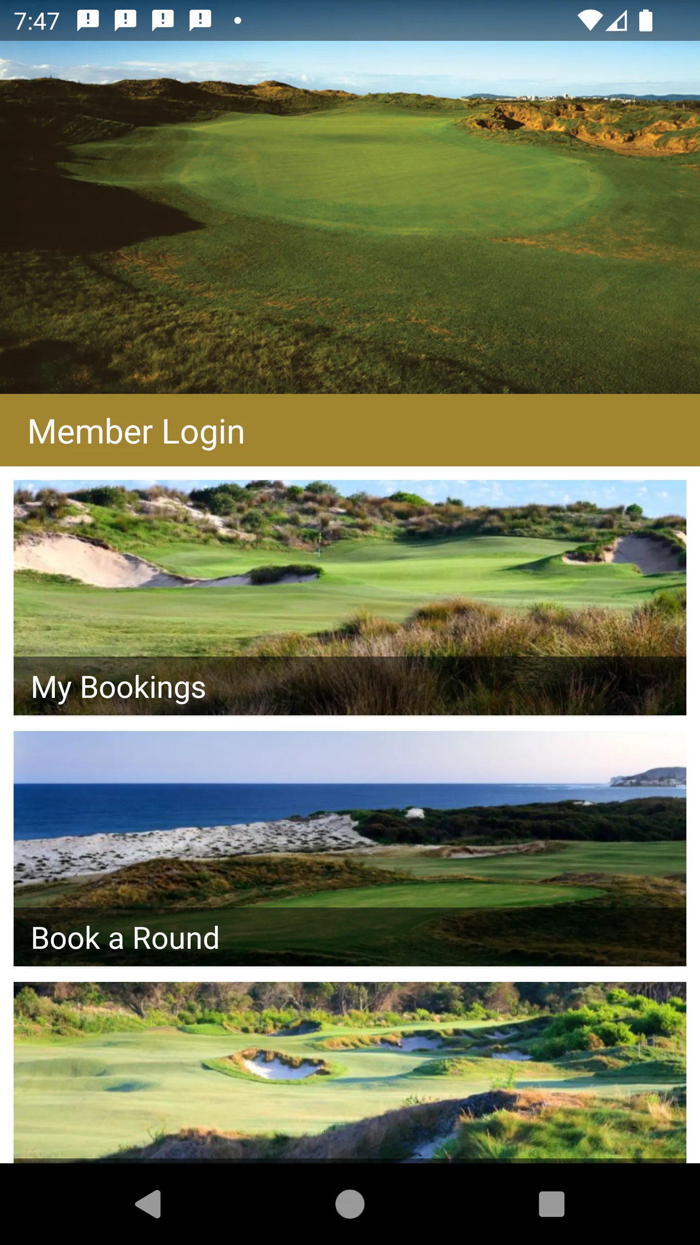 Magenta Shores Golf Club | Indus Appstore | Screenshot