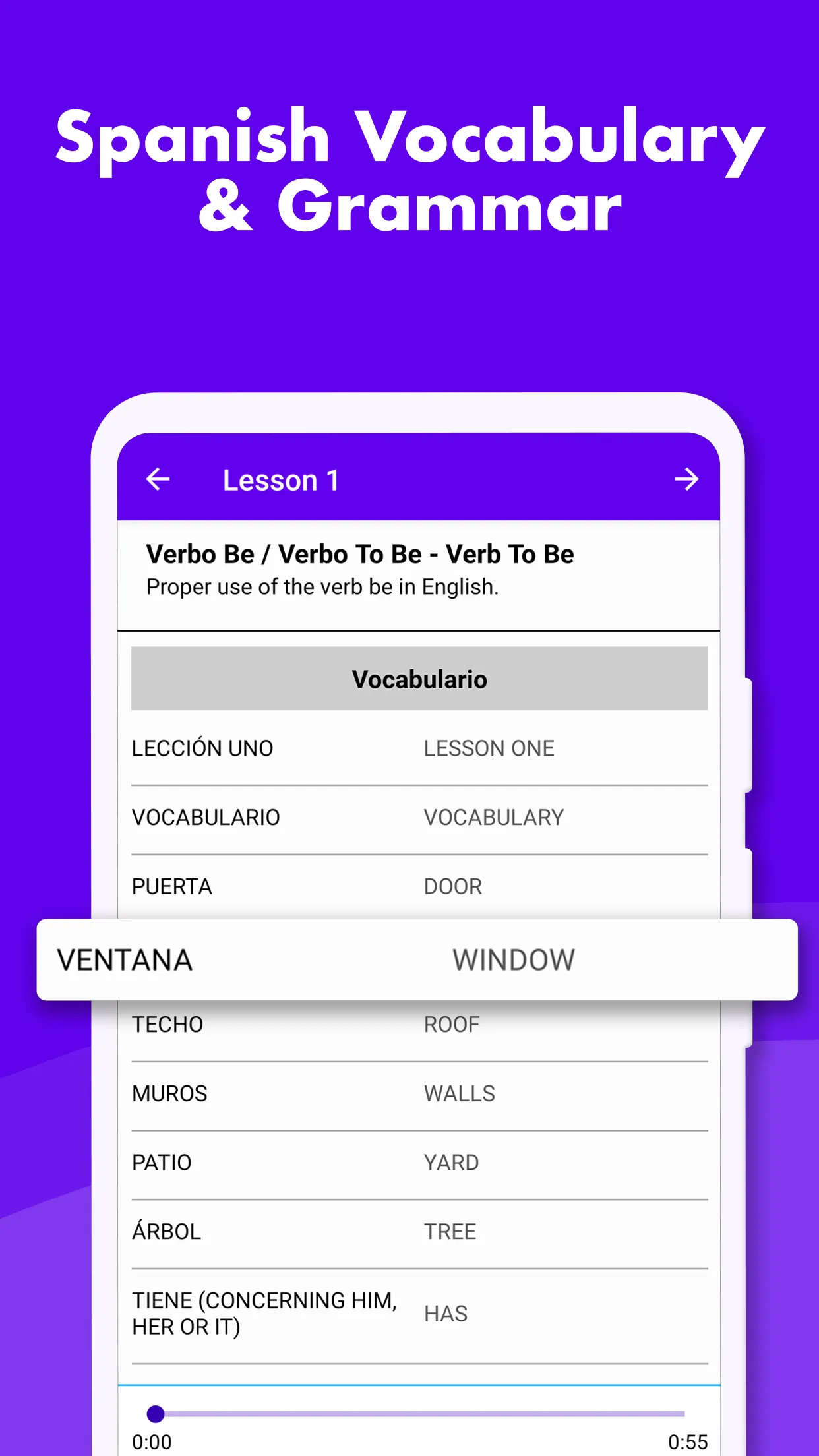 Learn Spanish Study Course | Indus Appstore | Screenshot