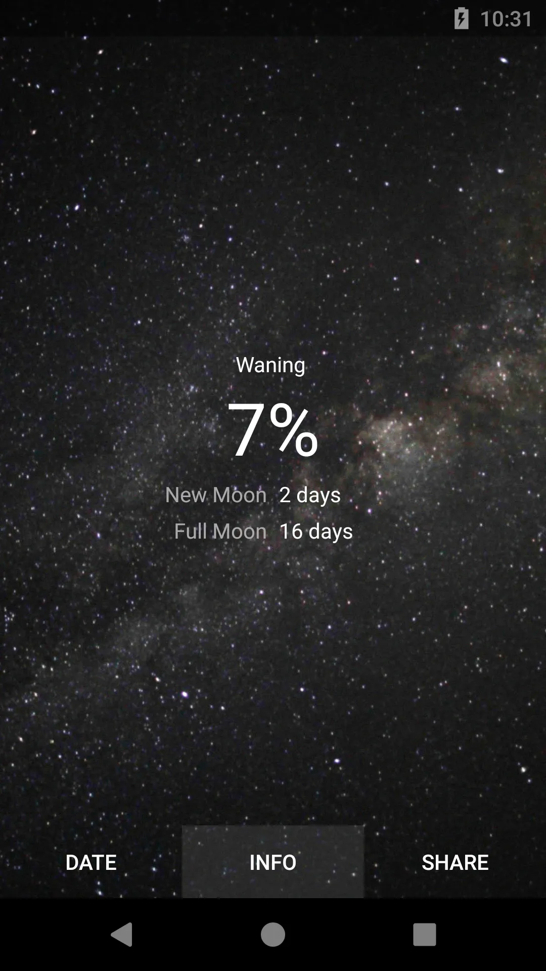 MOON - Current Moon Phase | Indus Appstore | Screenshot
