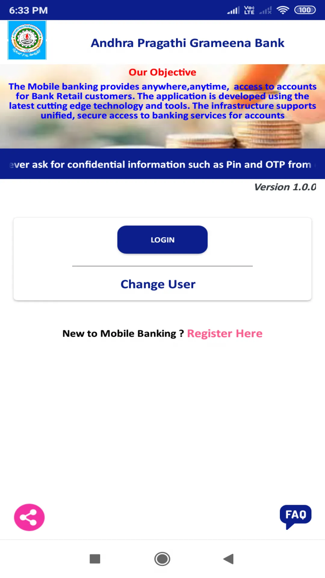 APGB Mobile Banking | Indus Appstore | Screenshot