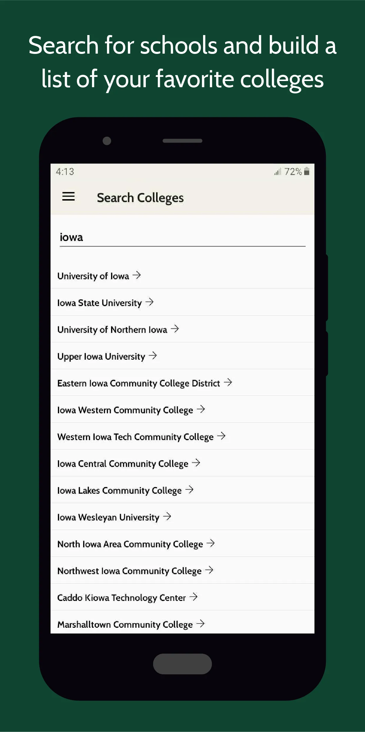 College Scholarship Calculator | Indus Appstore | Screenshot