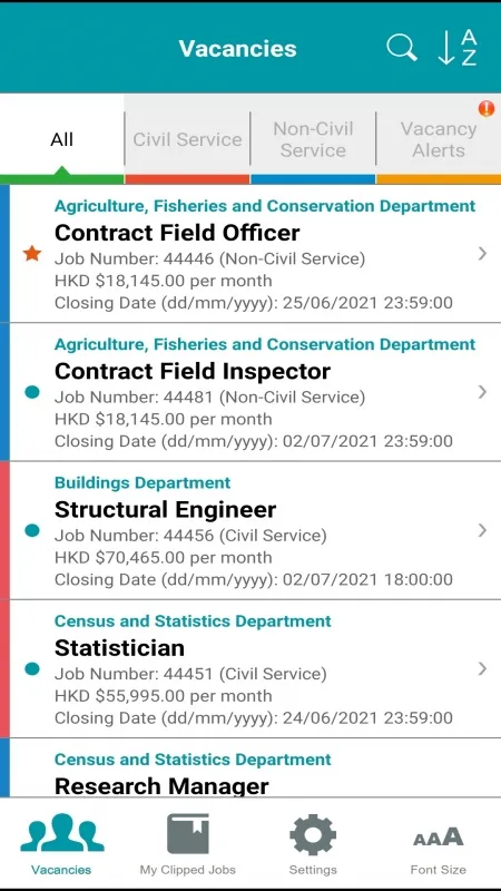 Government Vacancies | Indus Appstore | Screenshot