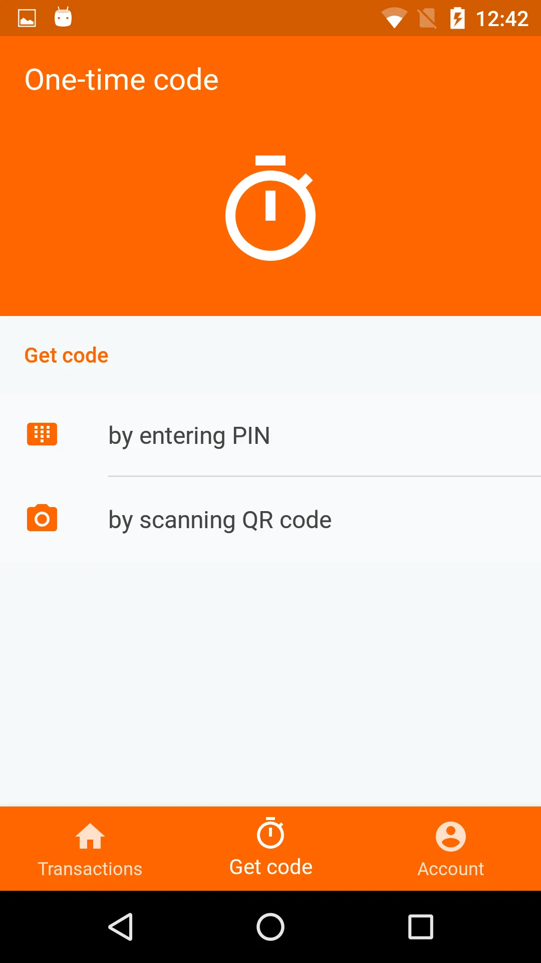 Orange Authenticator | Indus Appstore | Screenshot