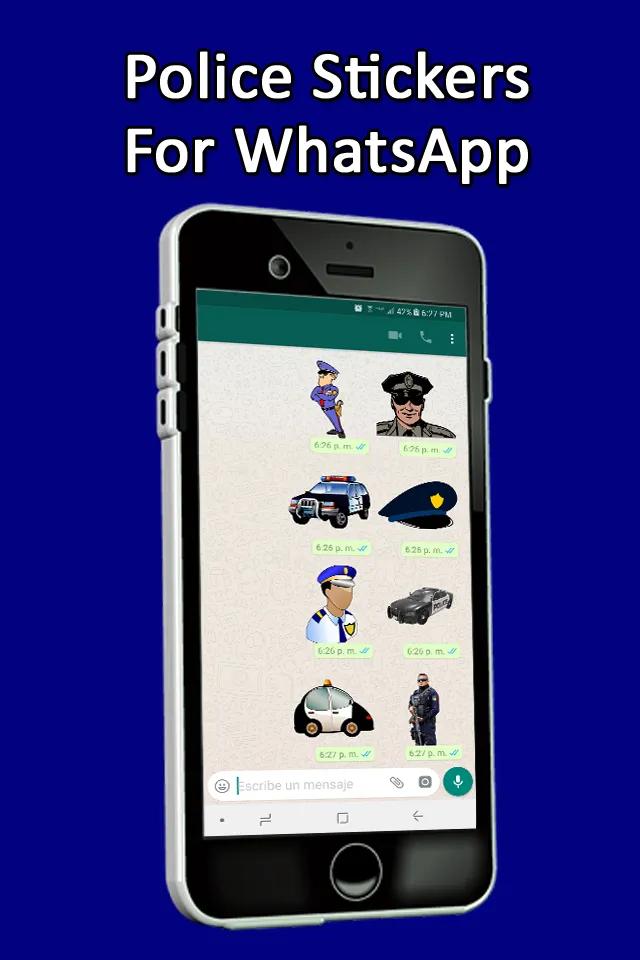 Police Stickers WAStickerApps | Indus Appstore | Screenshot