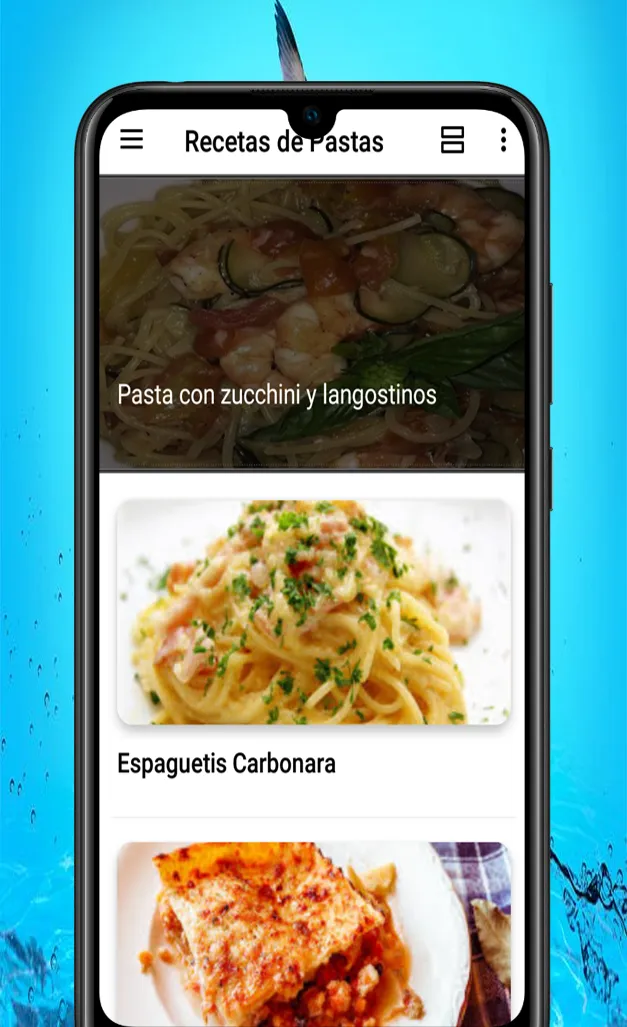 Recetas de Pastas | Indus Appstore | Screenshot