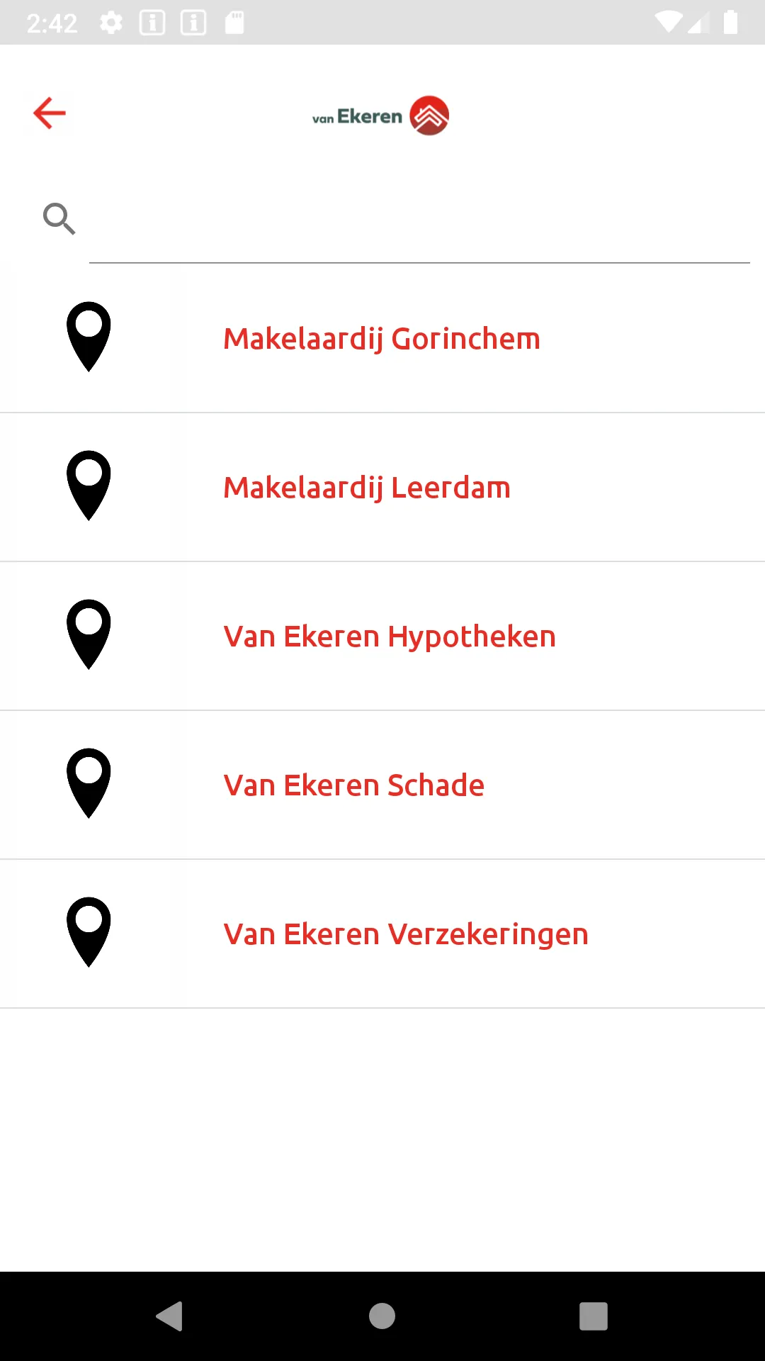 van Ekeren | Indus Appstore | Screenshot