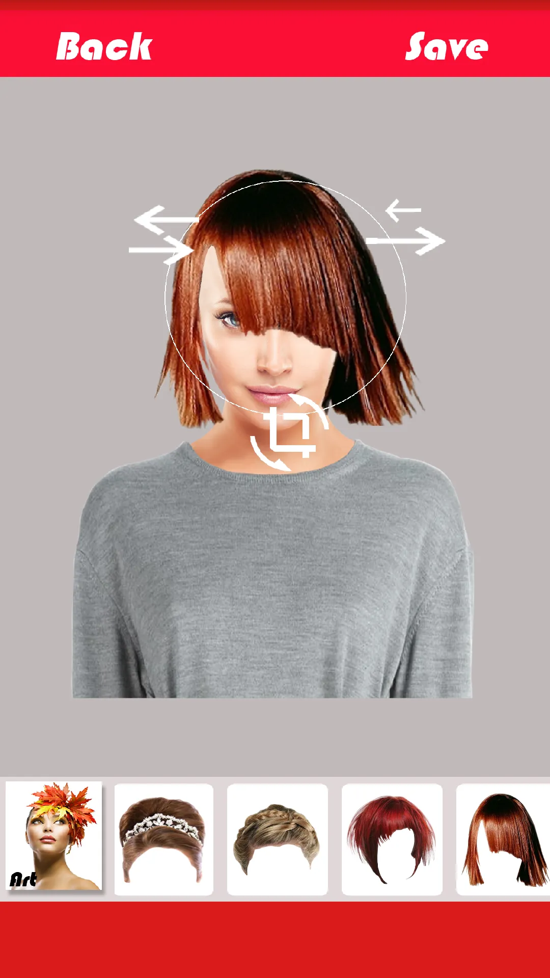 Change Hairstyle | Indus Appstore | Screenshot