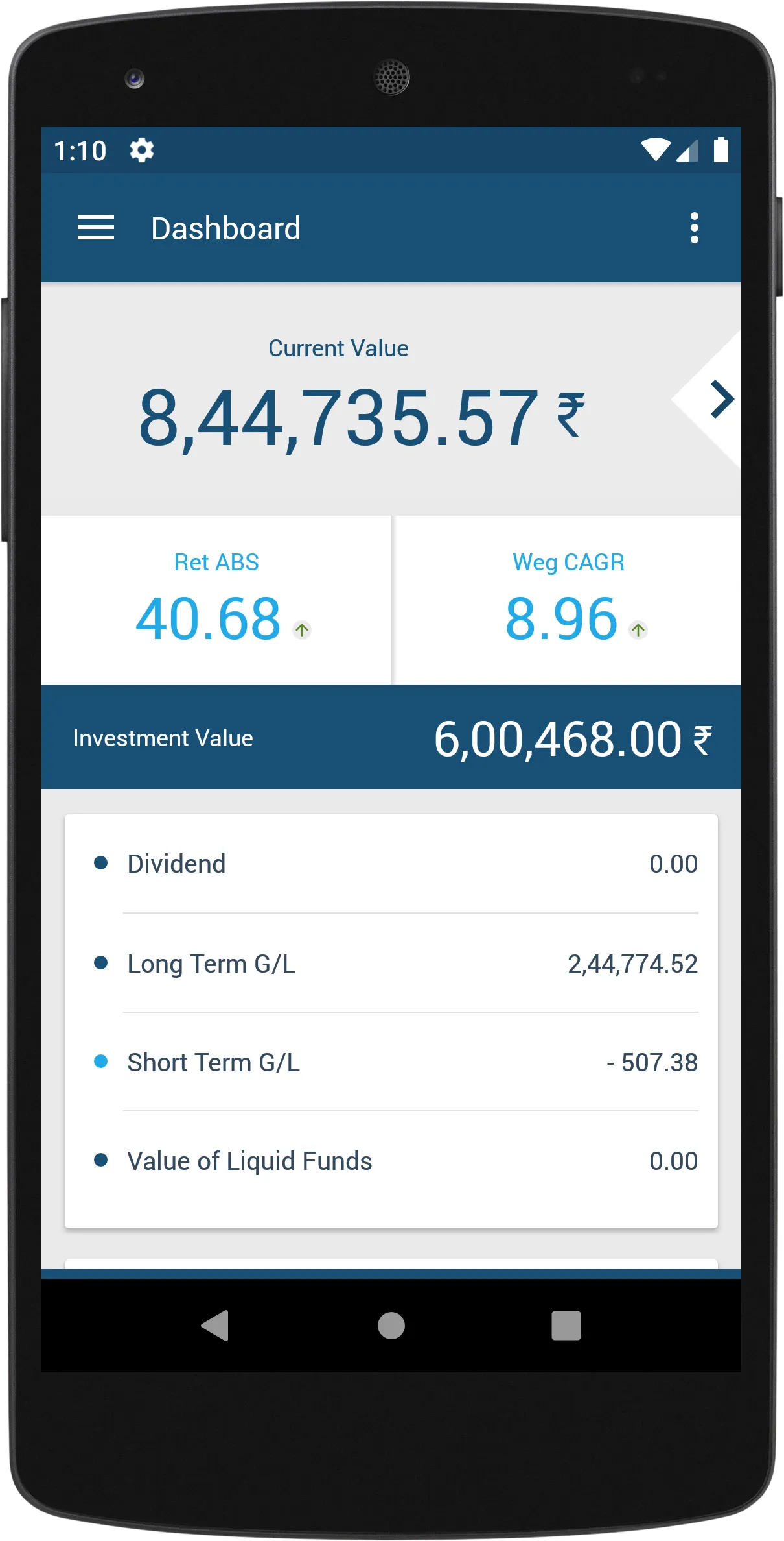 Wealth Market | Indus Appstore | Screenshot