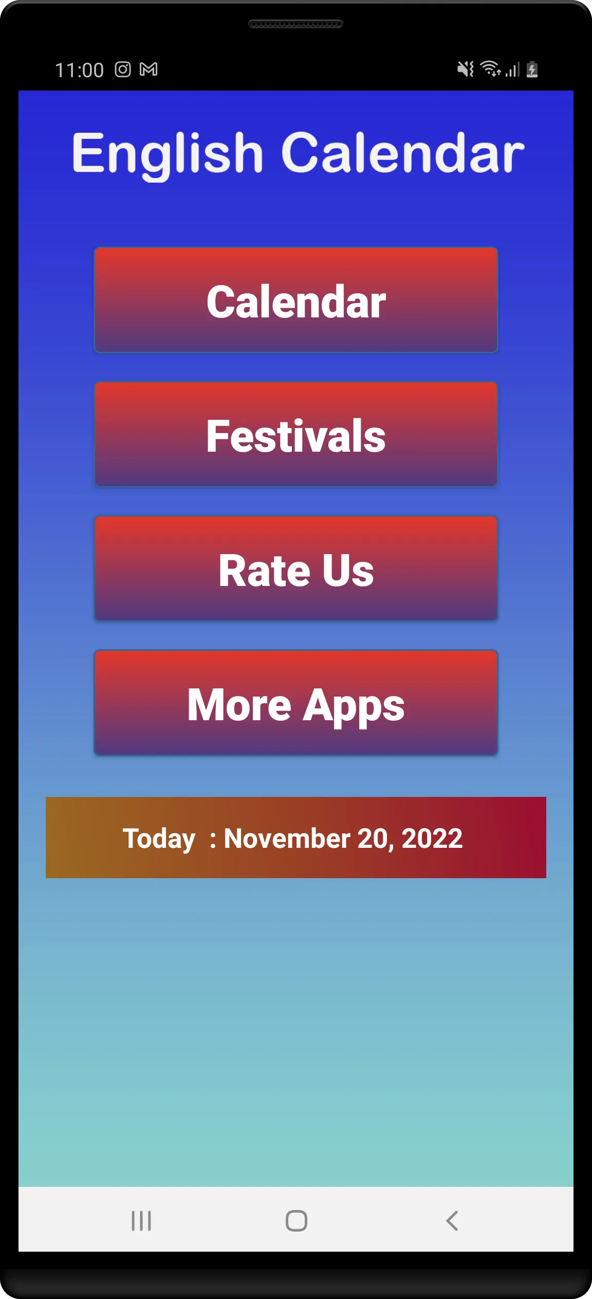 English Calendar 2023 | Indus Appstore | Screenshot