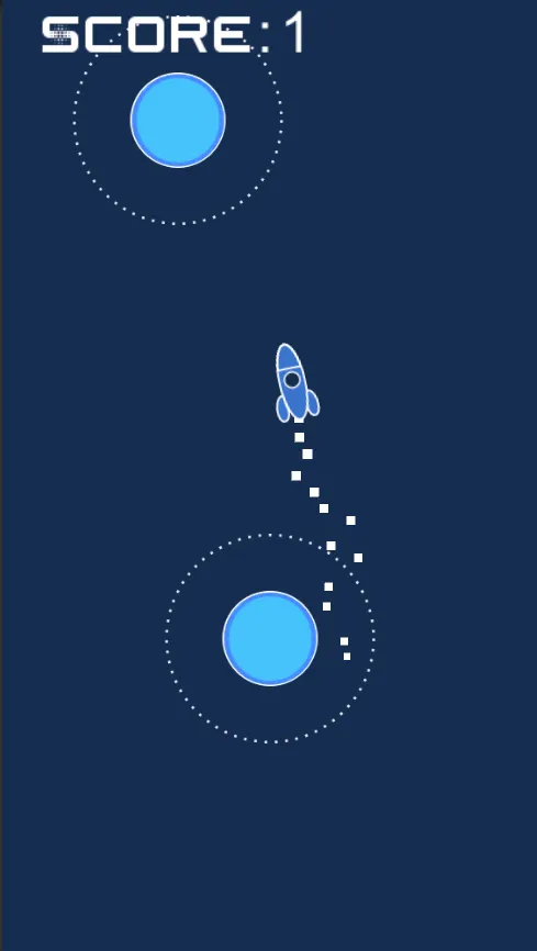 Rocket Orbit - Planet Hop Game | Indus Appstore | Screenshot