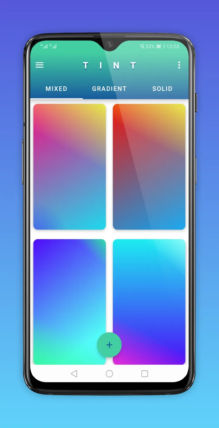 Tint : Make Gradient Wallpaper | Indus Appstore | Screenshot