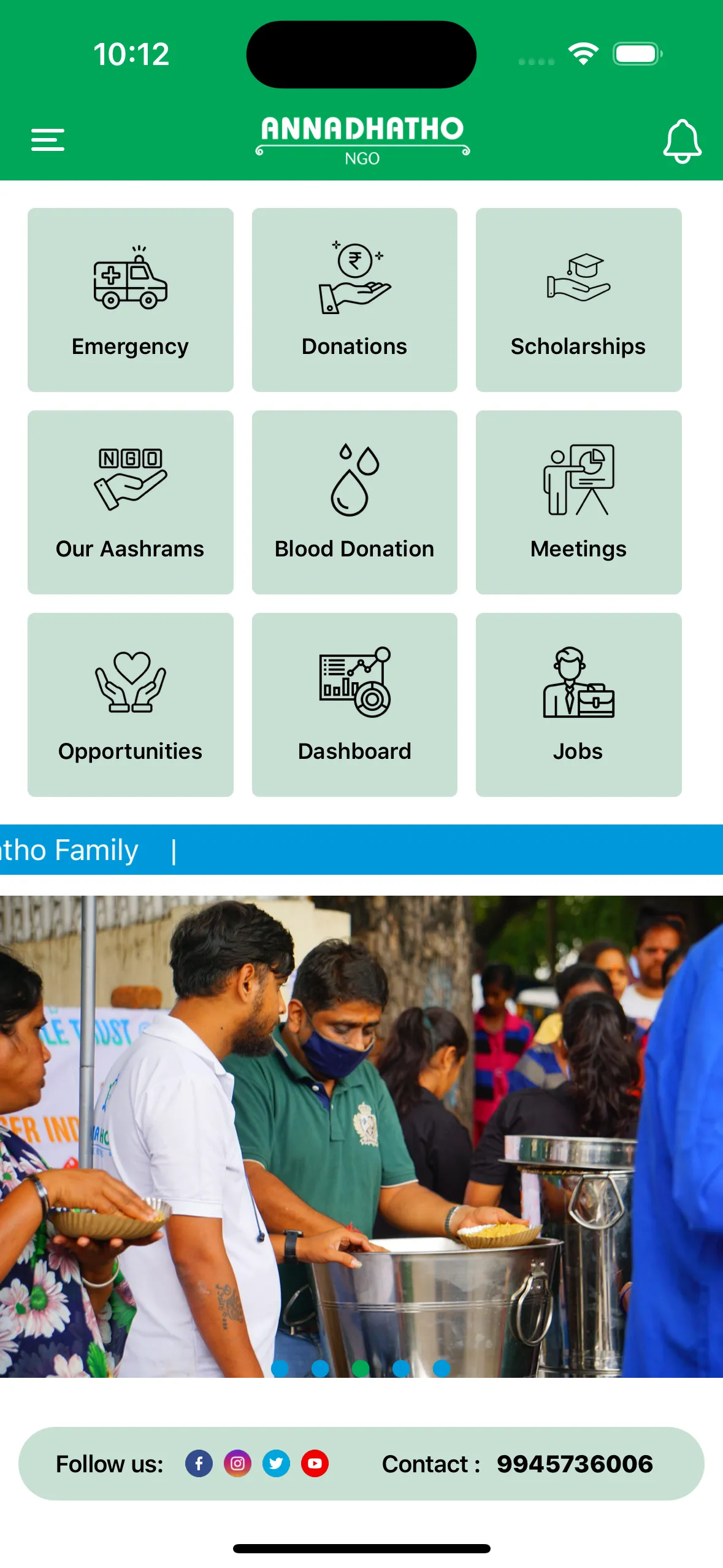 Annadhatho NGO | Indus Appstore | Screenshot