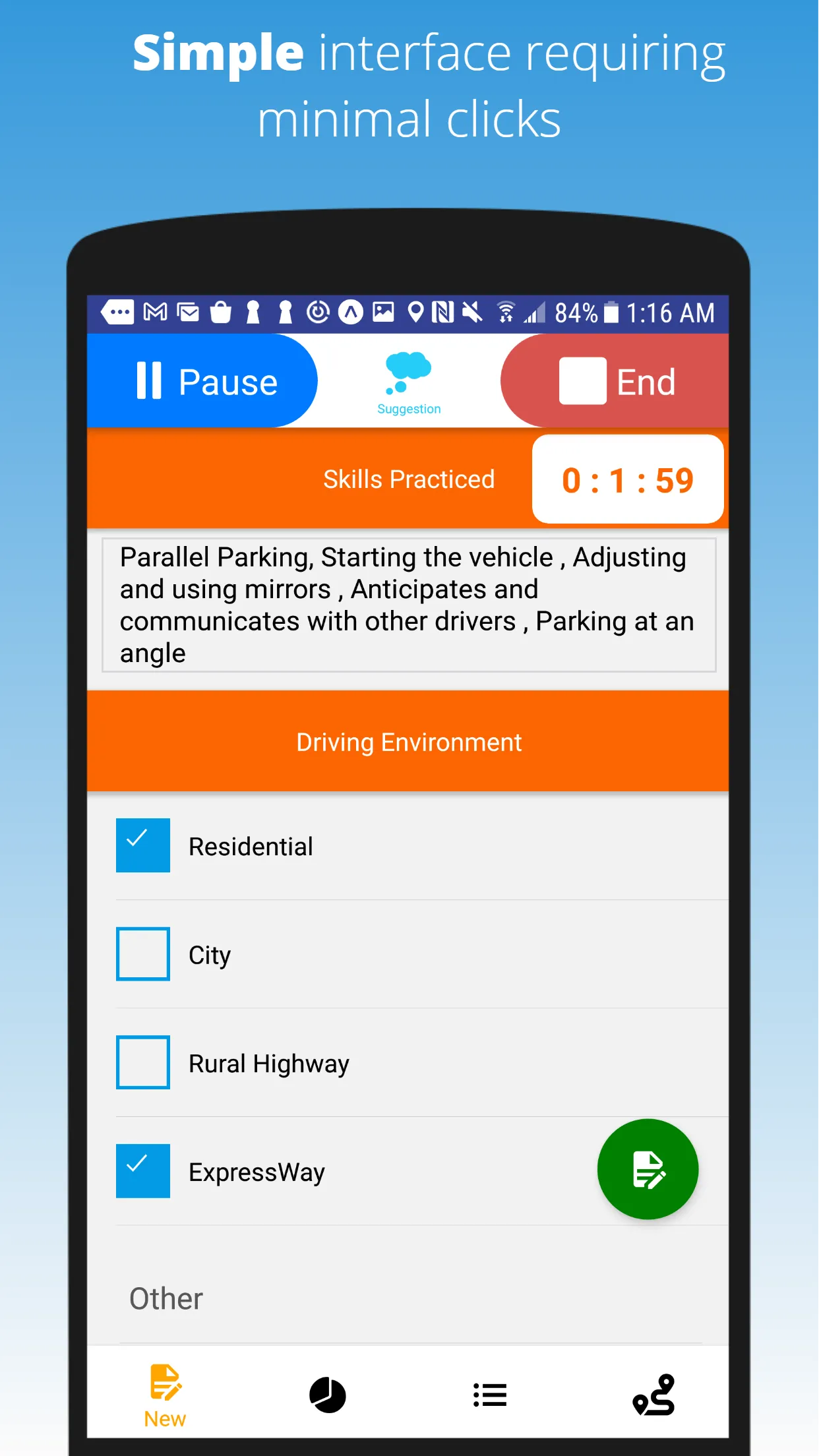 Quick Log - Student Driver Log | Indus Appstore | Screenshot