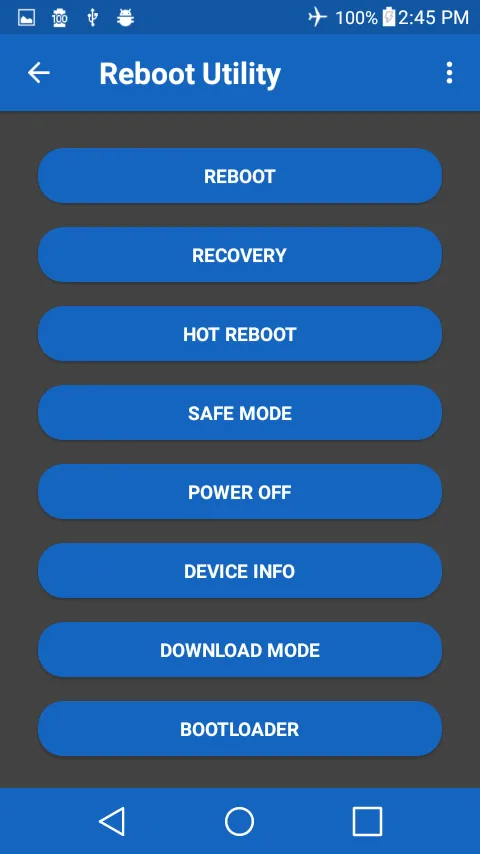 Reboot Utility | Indus Appstore | Screenshot