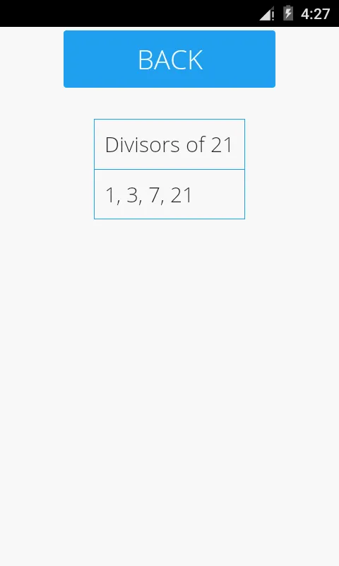 Divisors of a Number | Indus Appstore | Screenshot