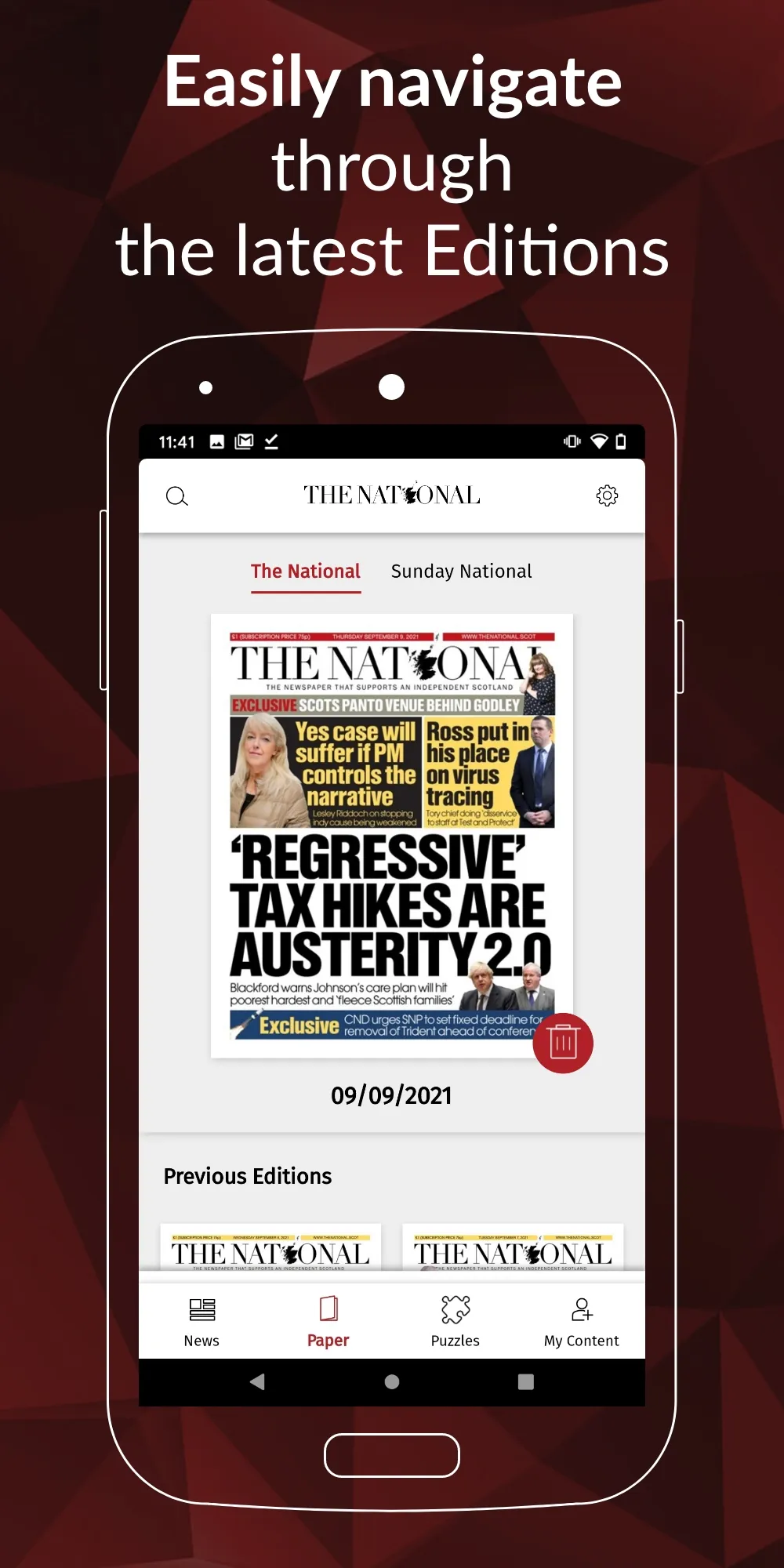 The National | Indus Appstore | Screenshot