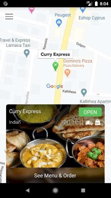 Curry Express Larnaca | Indus Appstore | Screenshot