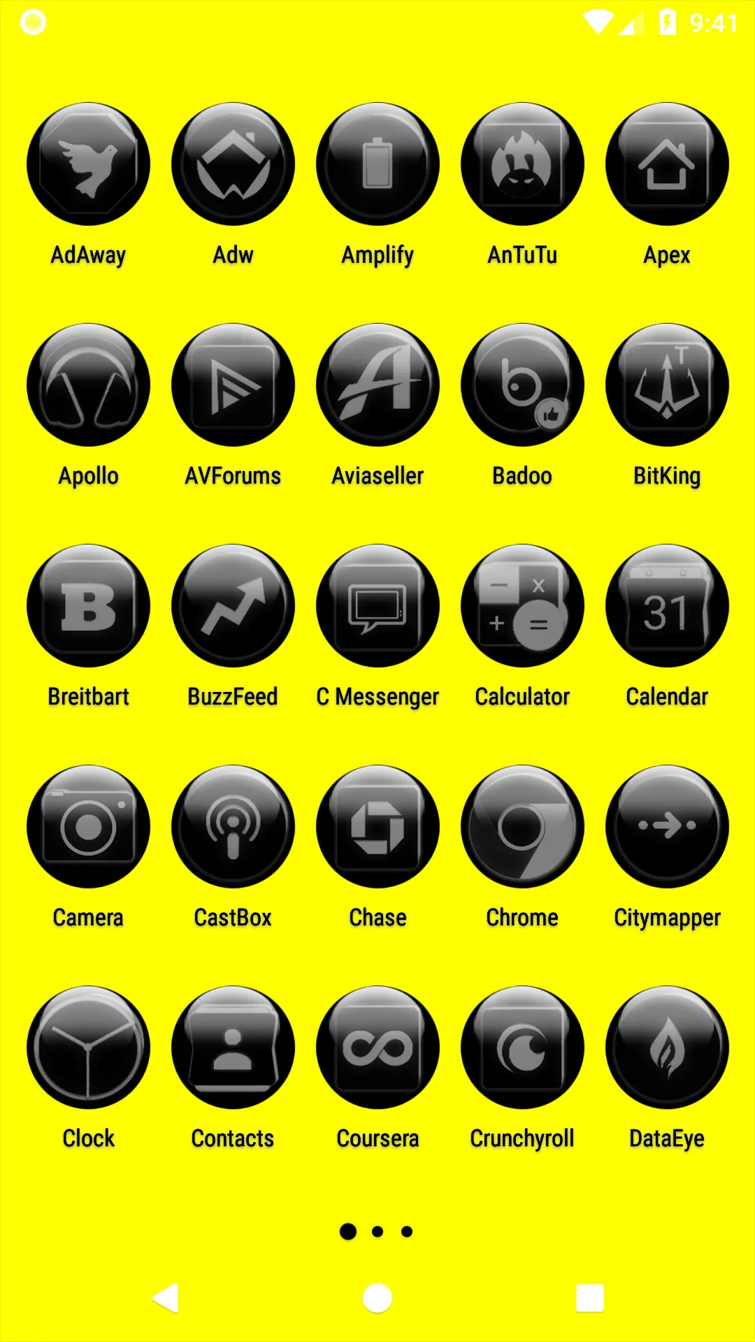 Grey Glass Orb Icon Pack | Indus Appstore | Screenshot