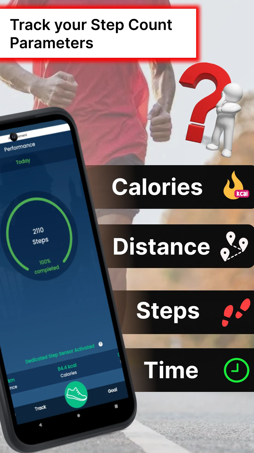 Pacer Pedometer Step Counter | Indus Appstore | Screenshot