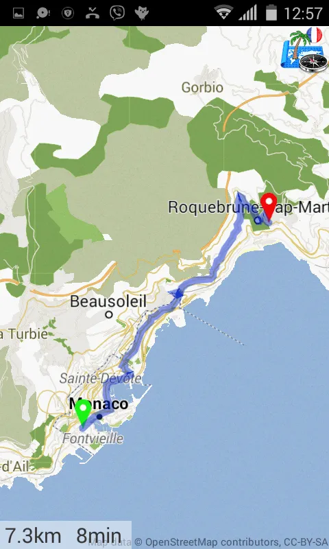 French Riviera Offline Map | Indus Appstore | Screenshot