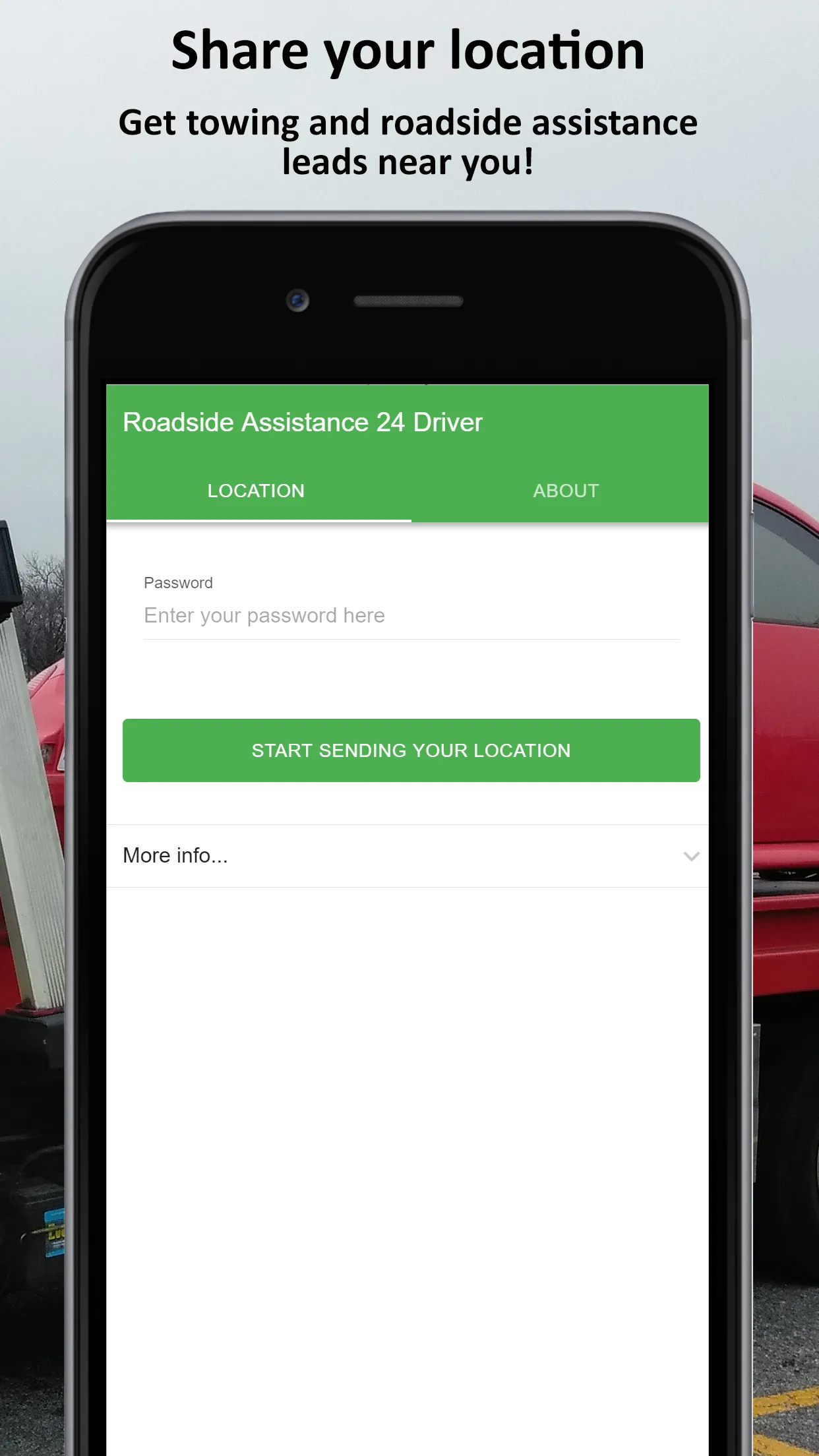 Roadside Assistance 24 Driver | Indus Appstore | Screenshot