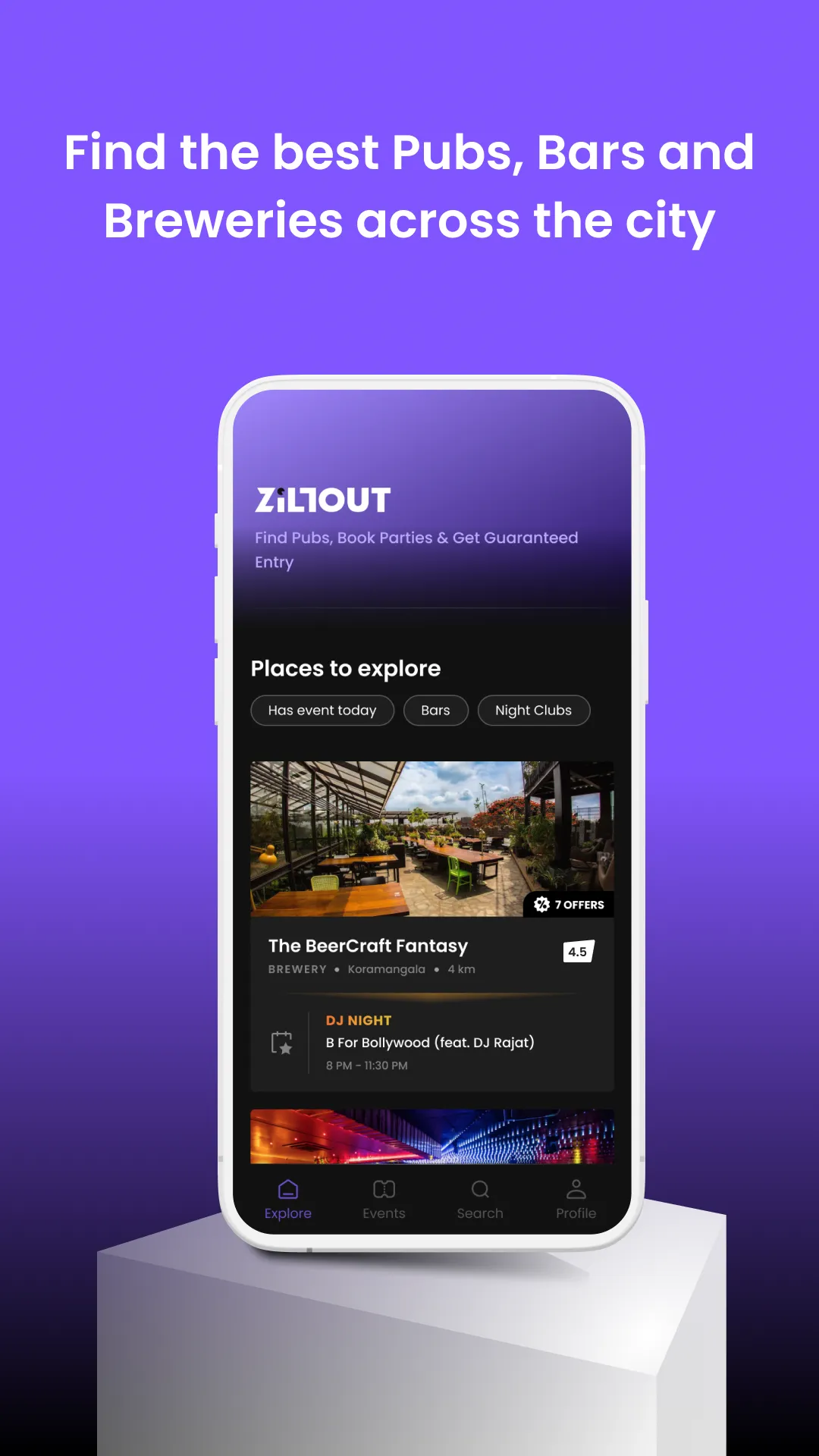 ZillOut: Pubs & Parties | Indus Appstore | Screenshot