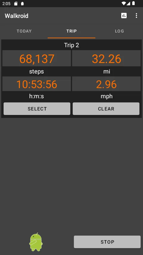 Walkroid - simple pedometer | Indus Appstore | Screenshot